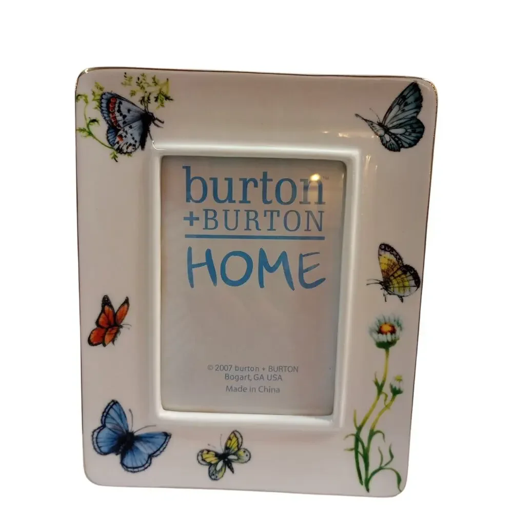 Burton + Burton Wings Of Grace Butterfly Picture Frame New In Box